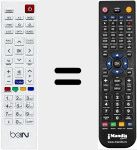Replacement remote control for BEIN002
