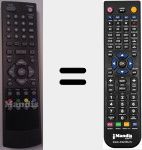 Replacement remote control for DMB105HD