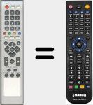 Replacement remote control for HF8800HD