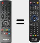 Replacement remote control for LN5000 HD