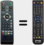 Replacement remote control for REMCON595