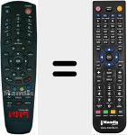 Replacement remote control for HD Mini