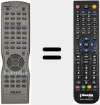 Replacement remote control for RC 920