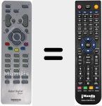 Replacement remote control for RCT 111 SP 1 G (21447280)