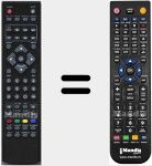 Replacement remote control for RC55DTVPVROS