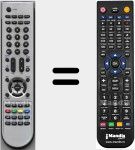 Replacement remote control for X81000607