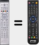 Replacement remote control for 3139 228 64001