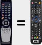 Replacement remote control for CCI-5110E