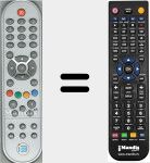 Replacement remote control for IR RC 37