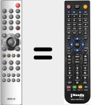 Replacement remote control for 2252-535
