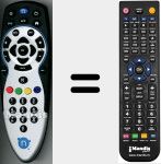Replacement remote control for Nbox001