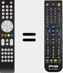 Replacement remote control for 3 Mediabox