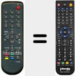 Replacement remote control for R40B02