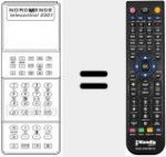 Replacement remote control for TC2301 (583449)
