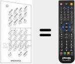 Replacement remote control for 660010111