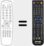 Replacement remote control for 910 (DIGI36)