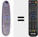 Replacement remote control for RC141 (5T1187F)