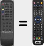 Replacement remote control for TC99