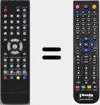 Replacement remote control for RC44BRM1