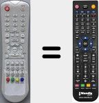 Replacement remote control for RC44BRM4