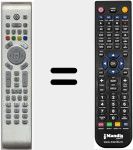 Replacement remote control for TM4901IDTV