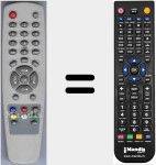 Replacement remote control for 871001