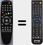 Replacement remote control for GS1001