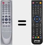 Replacement remote control for CSR60CI