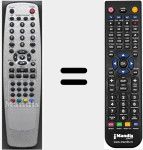 Replacement remote control for RU3730