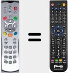 Replacement remote control for URC660CI