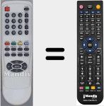 Replacement remote control for RC35KE