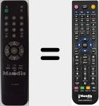 Replacement remote control for 6710V00039A