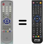 Replacement remote control for RC2000