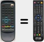 Replacement remote control for RM07901