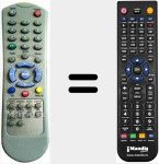 Replacement remote control for RC35N