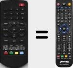 Replacement remote control for LV6TSCART4SD