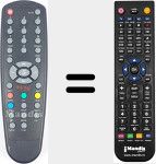 Replacement remote control for RCMAXT