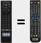 Replacement remote control for SPVR801CI