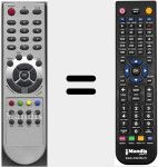 Replacement remote control for SL305VERS2