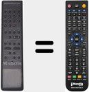 Replacement remote control for MS3002 (253770)