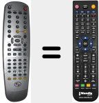 Replacement remote control for 35878650