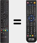 Replacement remote control for 2253-691