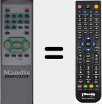 Replacement remote control for 3022