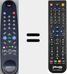 Replacement remote control for 20B3M07