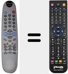 Replacement remote control for IG9187F