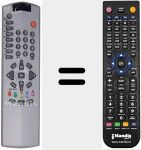 Replacement remote control for UH1187F