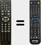 Replacement remote control for TFD3227M
