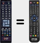 Replacement remote control for 002