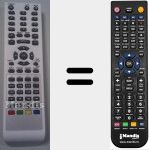 Replacement remote control for TFD1914MCWHITE
