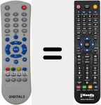 Replacement remote control for Digital 3